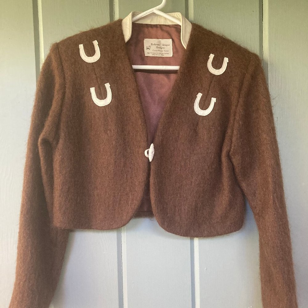 Mohair + Fine Wool Western Cropped Jacket